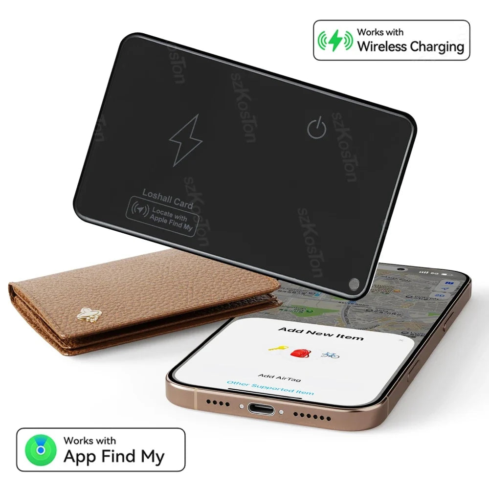 Card cu GPS-Compatibil cu Apple Find My