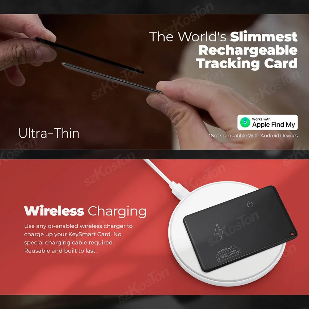 Card cu GPS-Compatibil cu Apple Find My