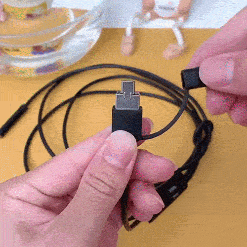 Cameră Endoscopică USB-C HD pentru Telefon – Cap Articulat, 6 LED-uri, IP67